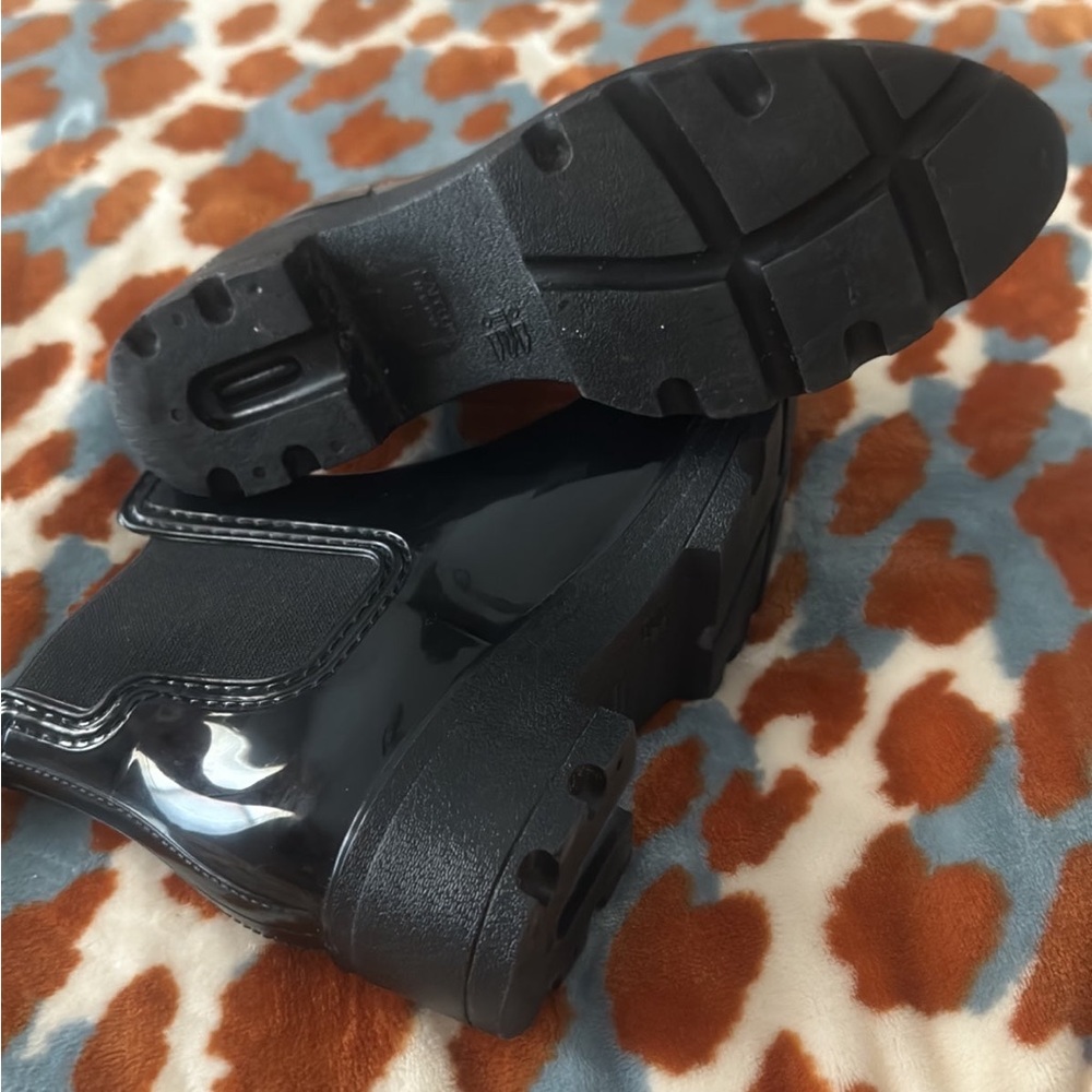 Black Ankle Rain Boots
